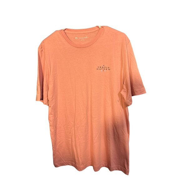 Travis Mathew Mens Graphic T-Shirt Large - Here For A Good Time - Huntington Bea - Picture 1 of 5